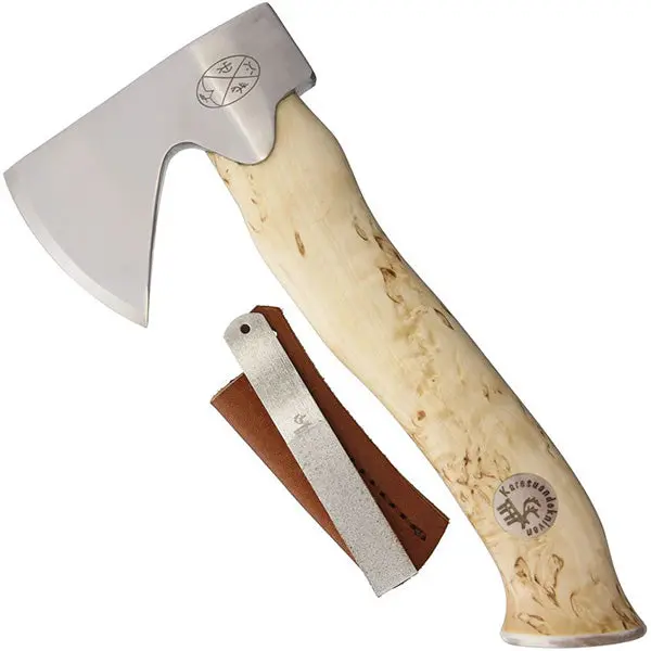 Karesuando Kniven Unna ksu Hunter’s Axe – Natural Birch Handle, 8.75″ OAL