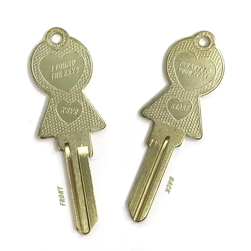 Keys to Your Heart Blank Keychain Gift
