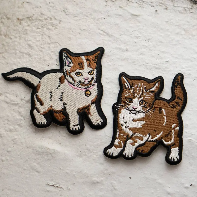Kittens Themed Sticky Patch Set – Cute Animal Collection