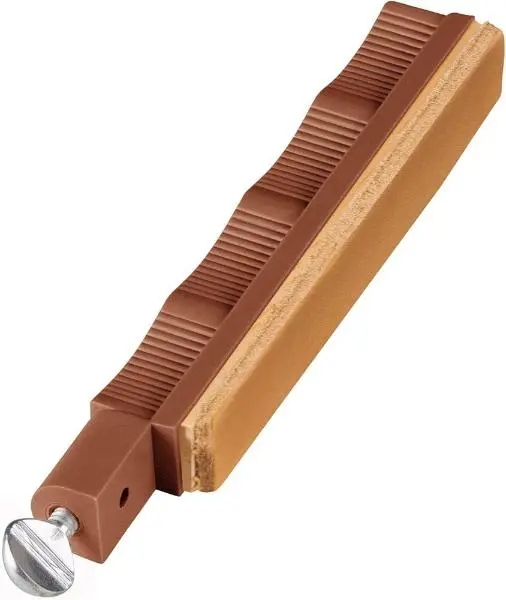 Lansky Leather Stropping Hone – Final Edge Polishing & Alignment