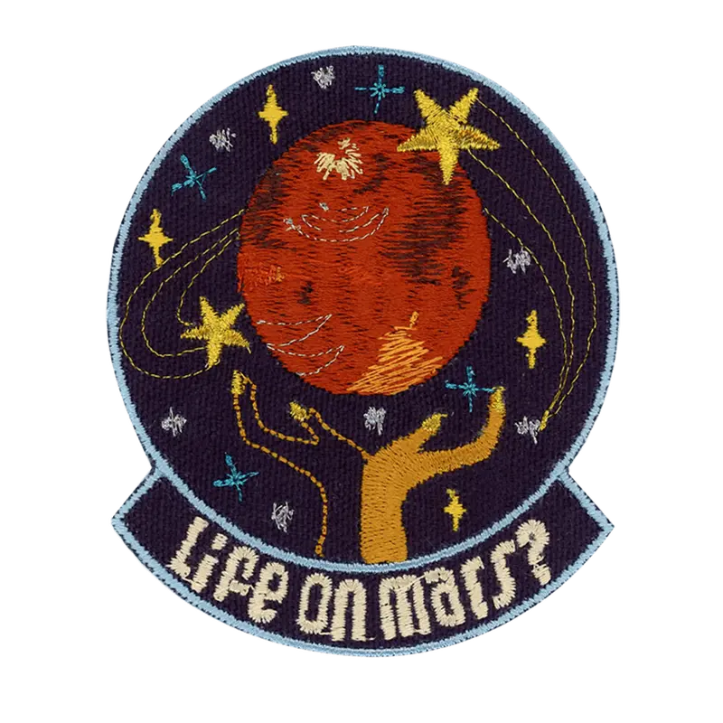 ‘Life On Mars’ Sci-Fi Themed Embroidered Patch