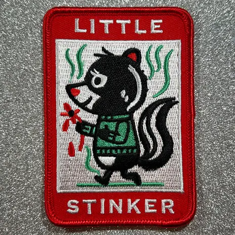 Little Stinker Embroidered Patch