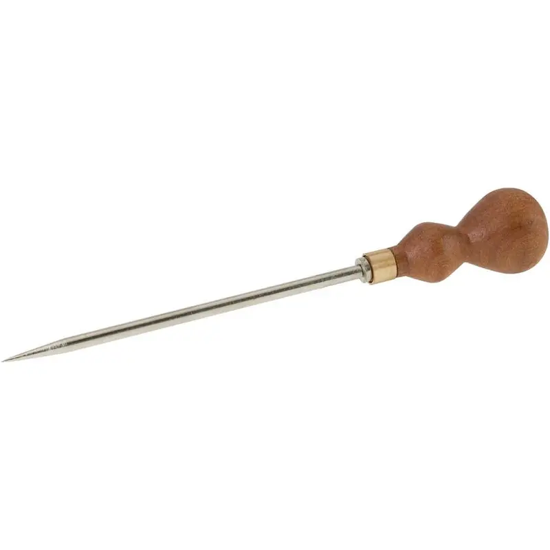 Long-Handle Scratch Awl – Rosewood Grip for Deep Marking