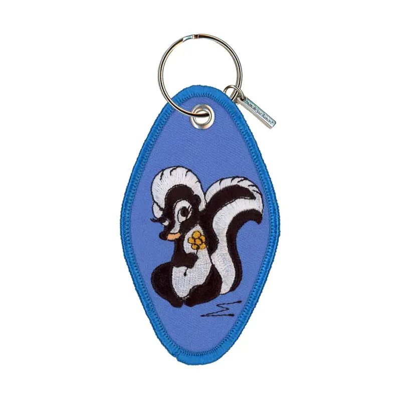 ‘Love Stinks!’ Embroidered Keychain – Sarcastic Sentiment Charm