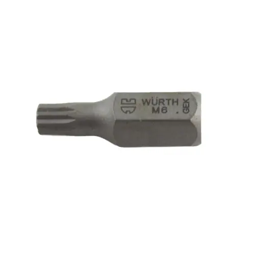 M6 Triple Square (12-Point) Bit – 1/4″ Drive, 30mm
