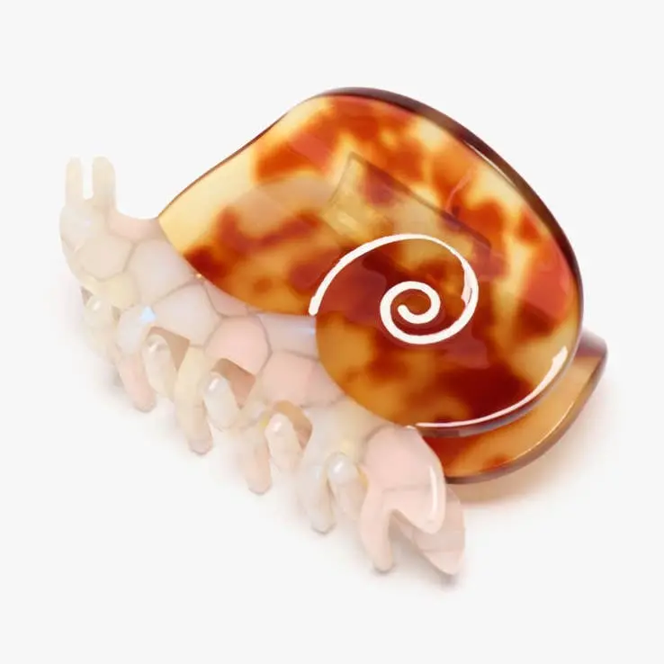 Marine Snail Tortoiseshell Hair Clip