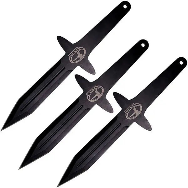 Merlin Black WATL Throwing Knives – Tournament-Approved Black Finish