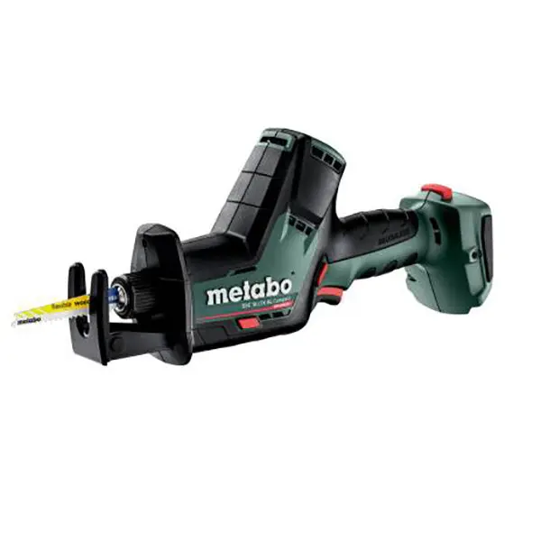 Metabo SSE 18 LTX BL Compact Reciprocating Saw – 18V Brushless, Bare Unit, Cardboard Box