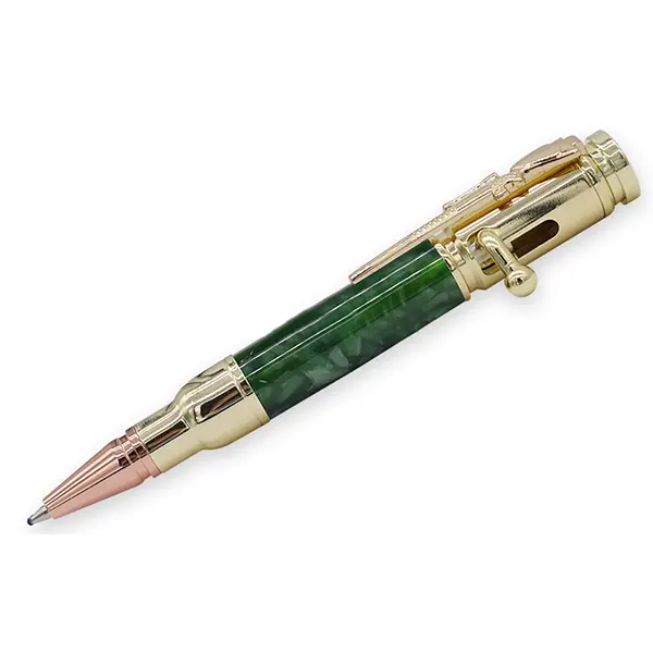 Mini Bolt-Action Pen Kits – Compact Design, Two Finish Options