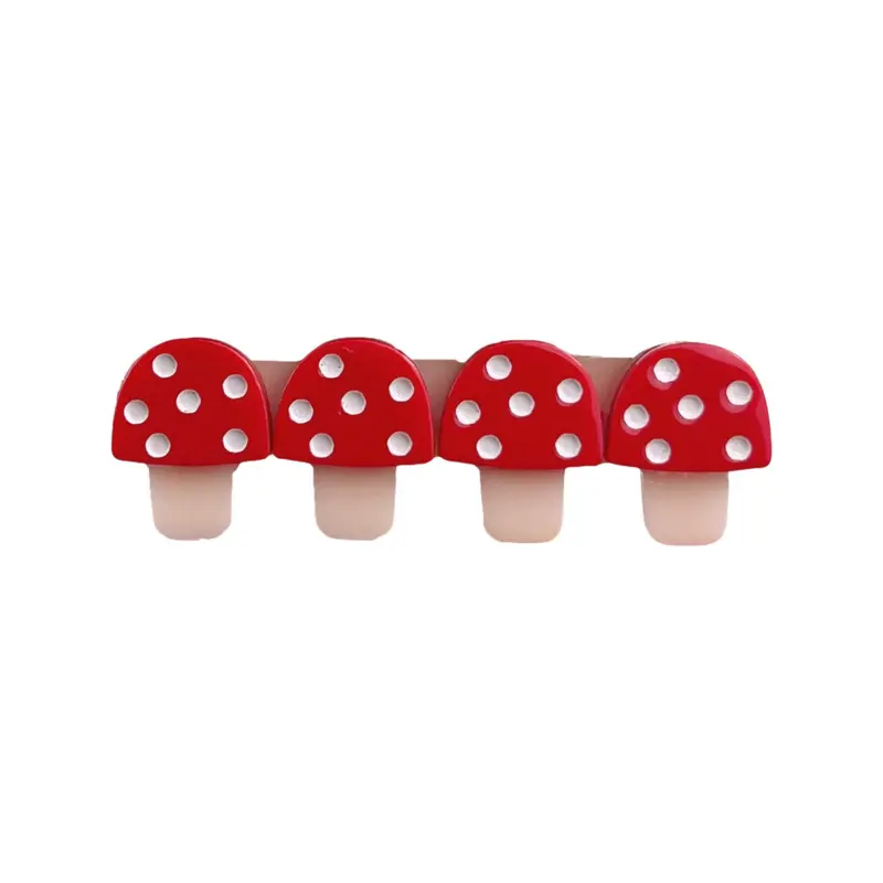 Mushroom-Themed Hair Clip for Girls and Women