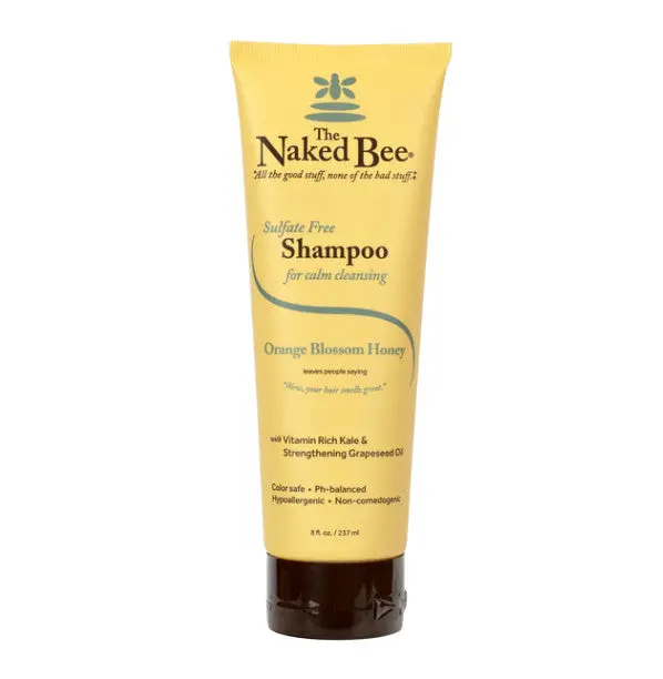 Naked Bee Gentle Orange Blossom Honey Shampoo – Sulfate-Free, 8 fl oz