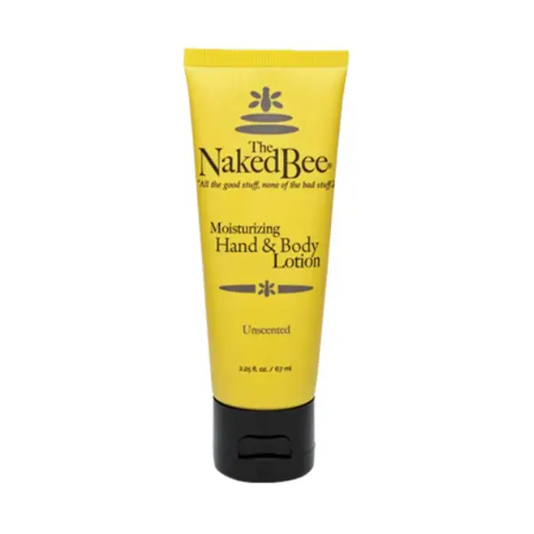 Naked Bee Unscented Lightweight Hand & Body Lotion – 2.25 oz Soothing Blend