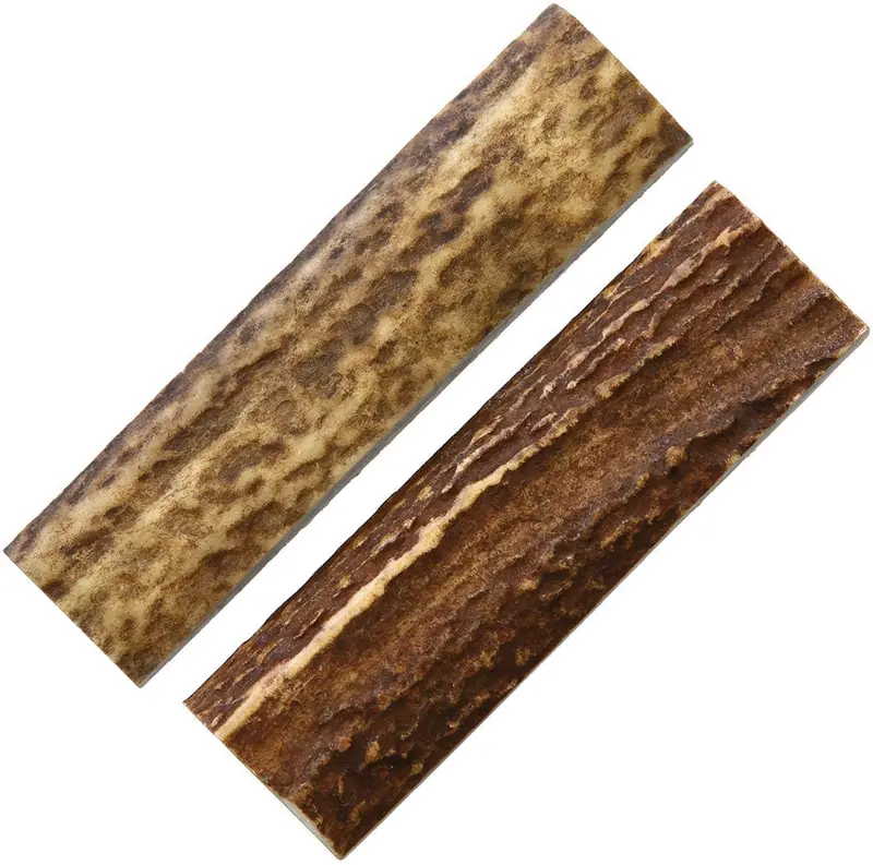 Natural Stag Handle Scales – Approx. 3″ × 0.75″ × 0.25″ Dimensional Fit