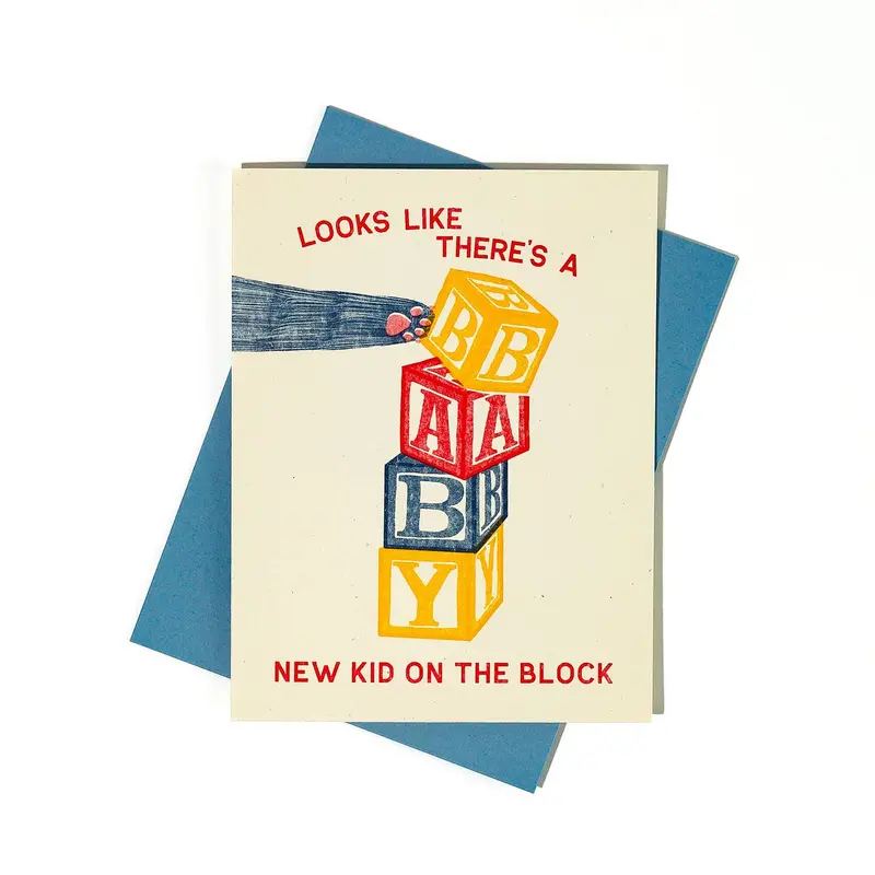‘New Kid on the Block’ Greeting Card