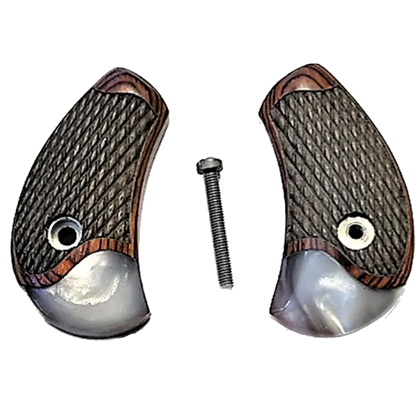 North American Arms Magnum Grip with Rosewood Body and Pearl Accent