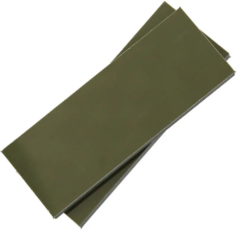 OD Green G10 Knife Scales: 4″ × 1.5″ × 0.25″