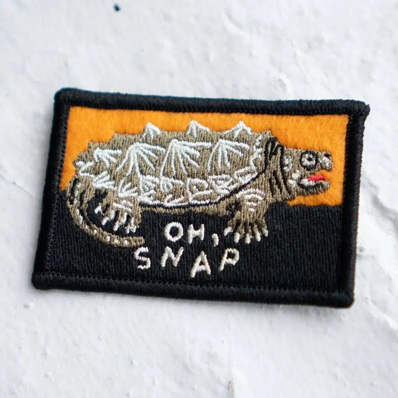 Oh Snap! Felt Embroidered Patch