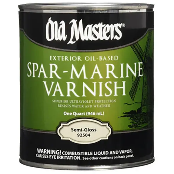 Old Masters Spar-Marine Clear Varnish for Outdoor Wood Protection