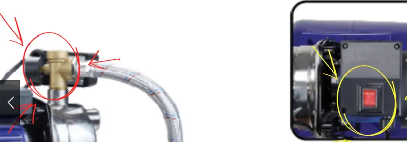 P71041 Gold-Tone Pipe Connector with Integrated On/Off Switch