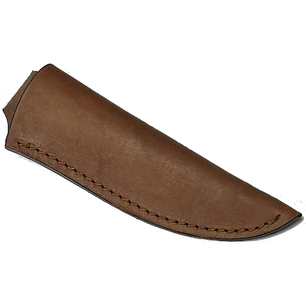 Peanut Brittle Leather Knife Sheath – SHWW116 (1.5″ Opening, 6.75″ Length)