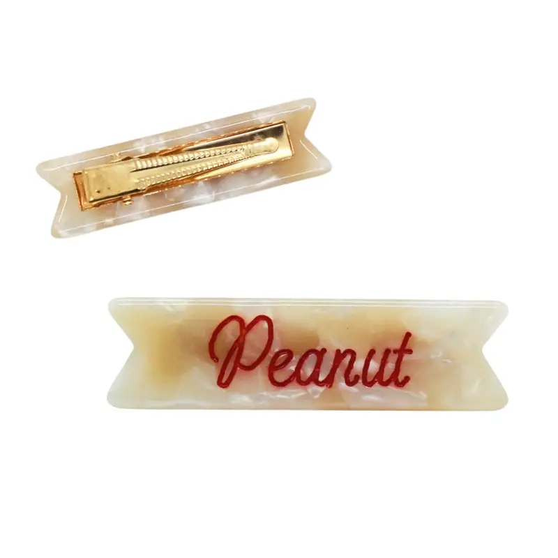 Peanut Mini Alligator Hair Clip – Small-Scale Style