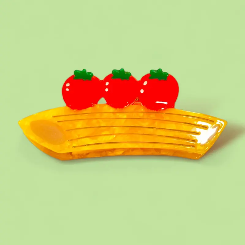 Penne Pasta-Shaped Hair Claw
