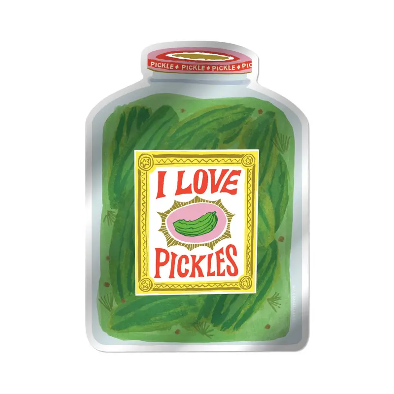 Pickled Passion Jar Label Sticker