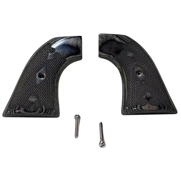 Pietta 1873 .45 SA Gentleman Model Black Rosewood Grips – Ornate Fancy Checkering