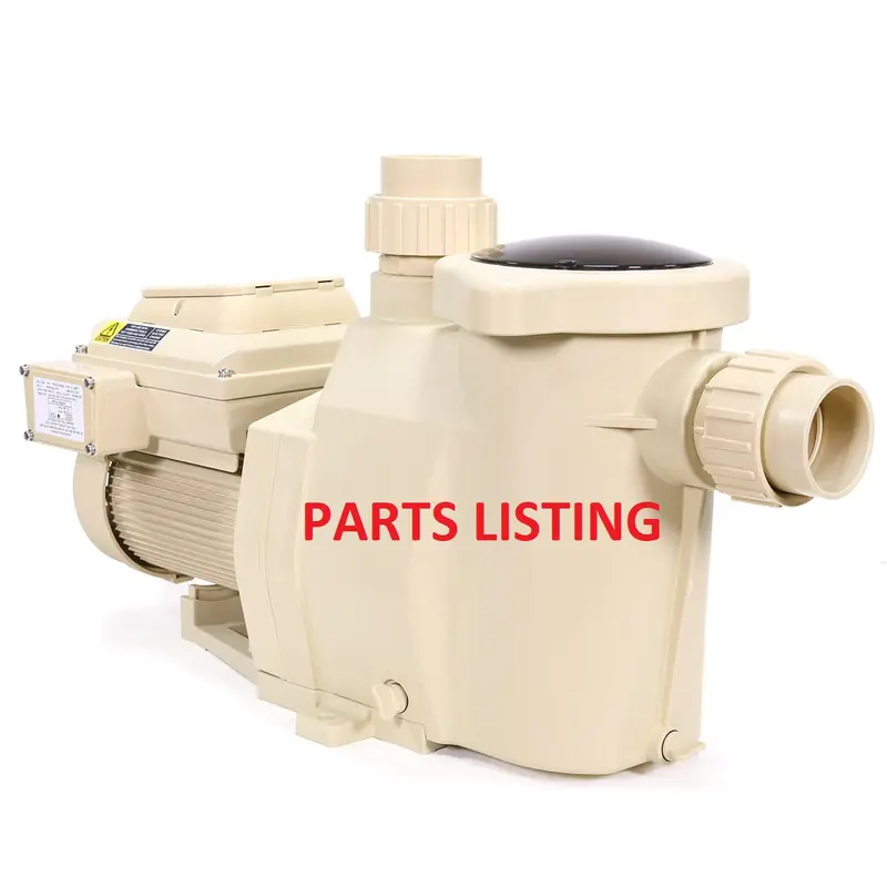 Pool Pump Parts for Models 90166 (1.5HP), 90167 (2HP), and 90168 (3HP)