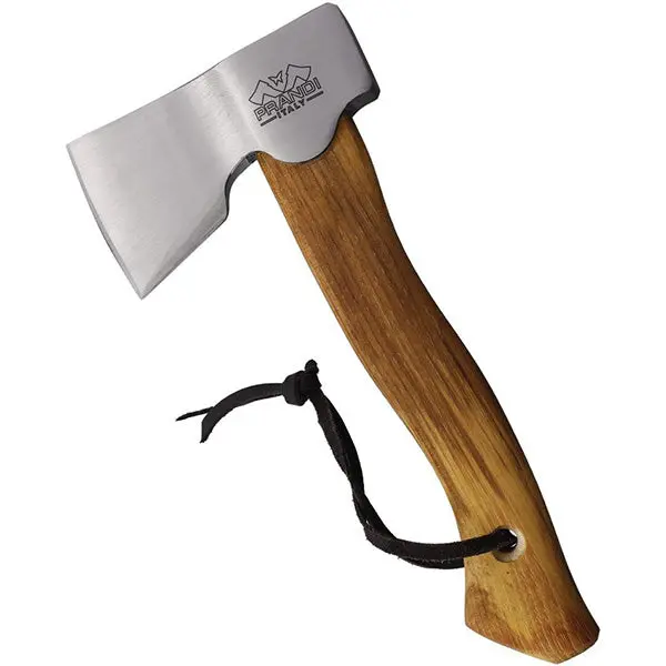 Prandi Segurin Hatchet – Polished Finish, 11-Inch Compact Forged Axe