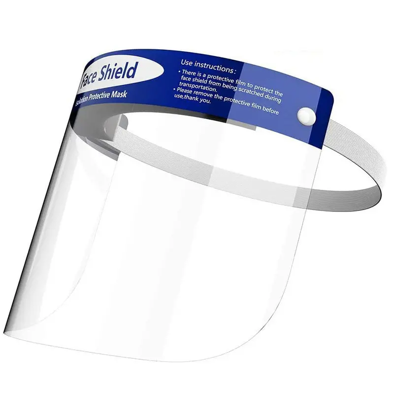 Premium Anti-Fog Full-Face Safety Shield – Clear Industrial/Dental Protective Visor (4-Pack)
