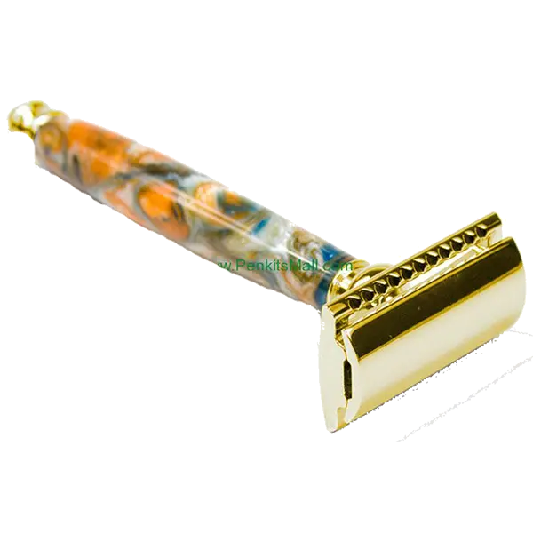 Premium Gold-Plated Safety Razor