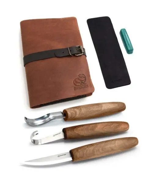 Premium Spoon Carving Kit – Handcrafted Walnut Handles