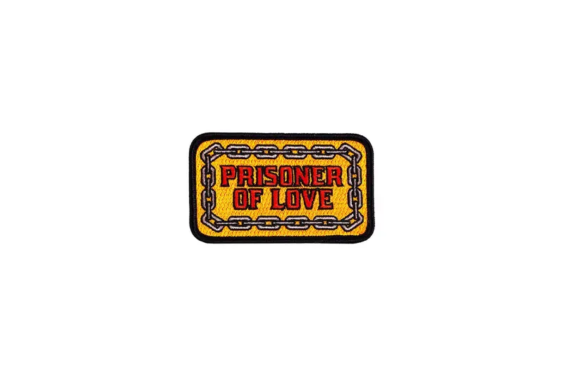 ‘Prisoner of Love’ Embroidered Patch – Whimsical Romantic Emblem