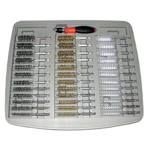 Professional 36-Piece Bore Brush Kit with Drive Adapters