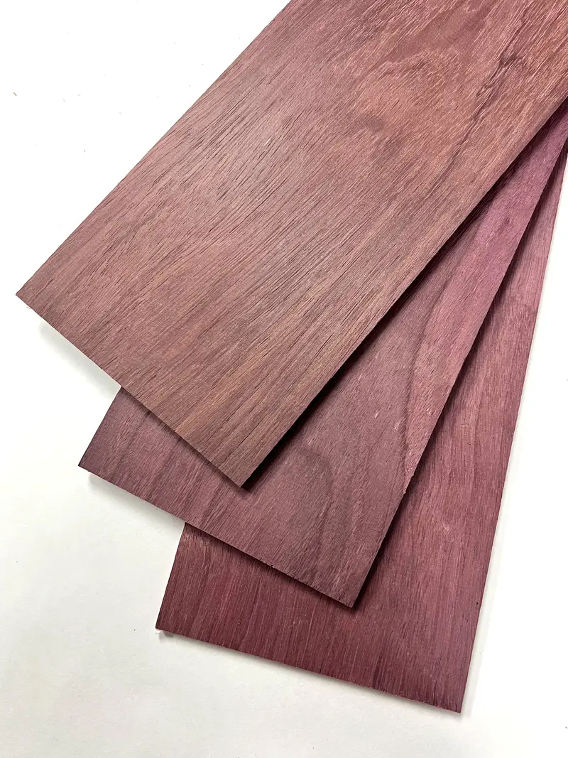 Purpleheart Guitar Thins – 24″ × 5″ × 1/4″ Rich Purple-Dyed Tonewood Blank
