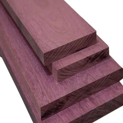 Purpleheart Lumber – 4/4 and 8/4 Sawn Hardwood Boards
