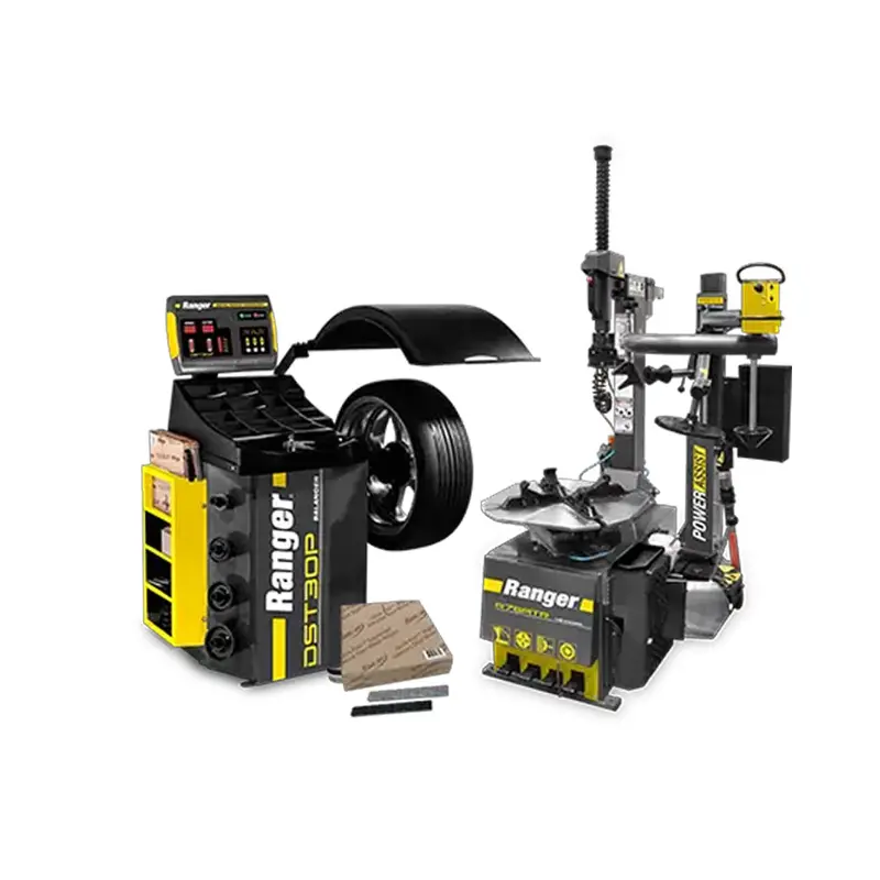 Ranger R76/DST HV Wheel Service Package: R76ATR Changer + DST30P Balancer + 1400-Pc Black/Silver Tape Weights