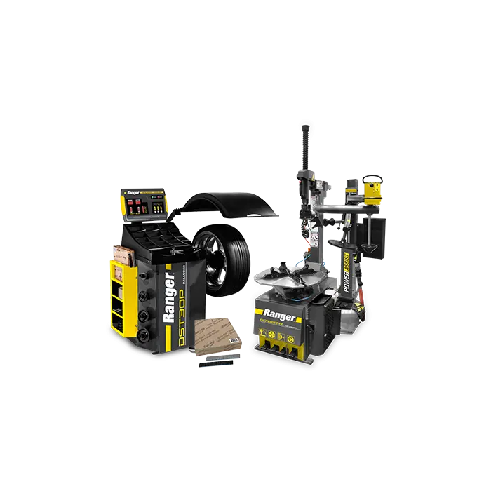 Ranger R76/DST LV Wheel Kit: R76ATR-L-110V Changer + DST30P Balancer + 1400-Pc Tape Weights