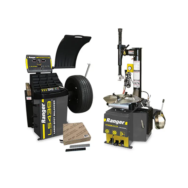 Ranger R98/LS4 HV Wheel Kit: R980XR Changer + LS43B Balancer + 1400-Pc Tape Weights