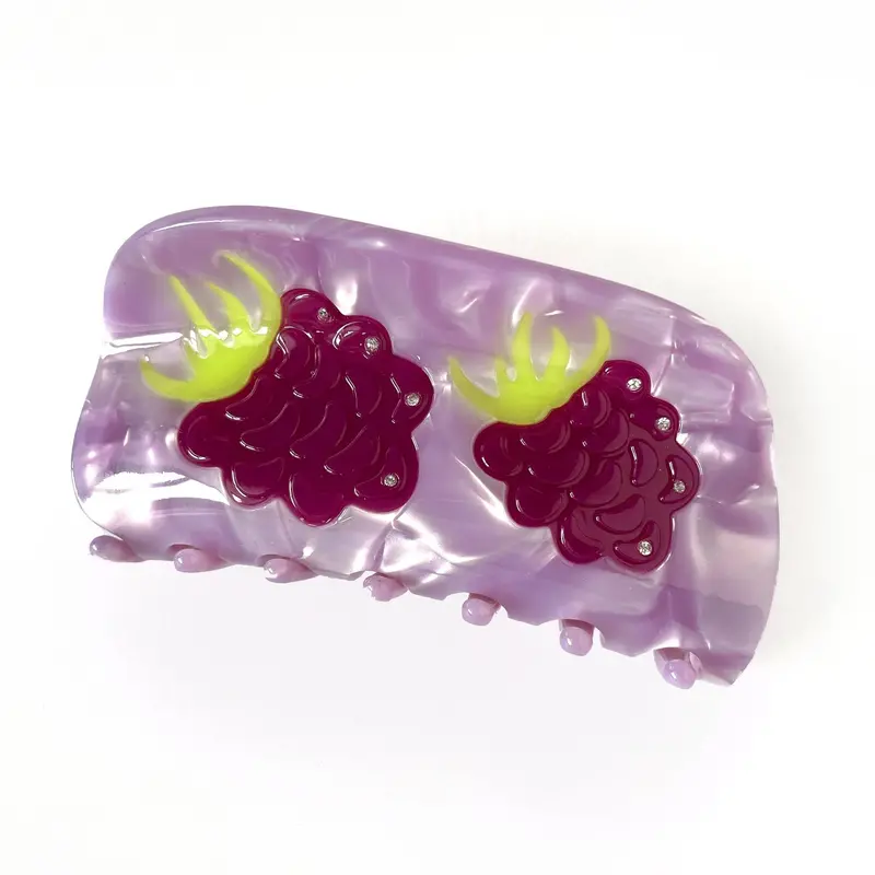 Raspberry Medley Hair Claw Accessory