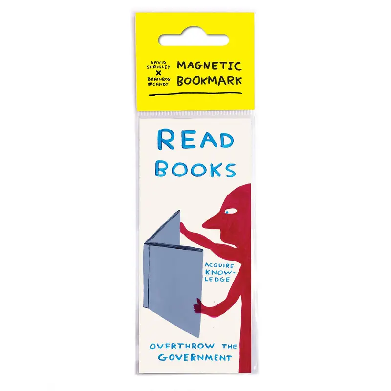 ‘Read Books’ Magnetic Bookmark by David Shrigley
