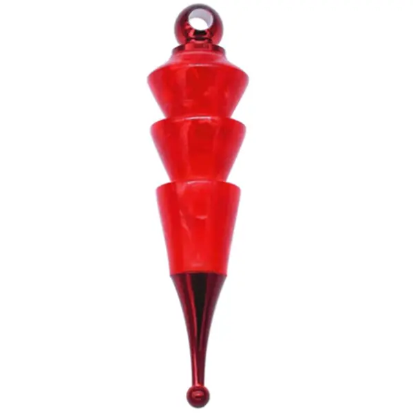 Red Glass Christmas Ornament – Holiday Decor Accent