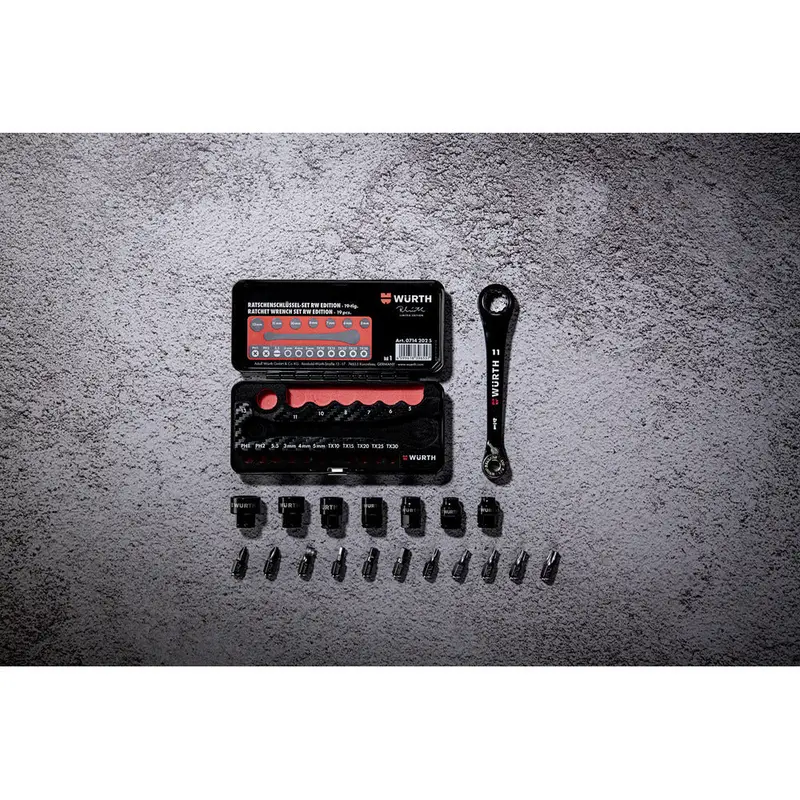 Reinhold Würth Limited Edition Mini Ratchet Wrench Set