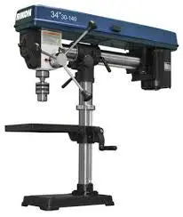 Rikon 34-Inch Radial Drill Press – Compact Benchtop Design Model 30-140