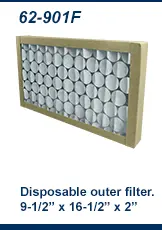 Rikon Replacement Filters for 62-400 Air Cleaner