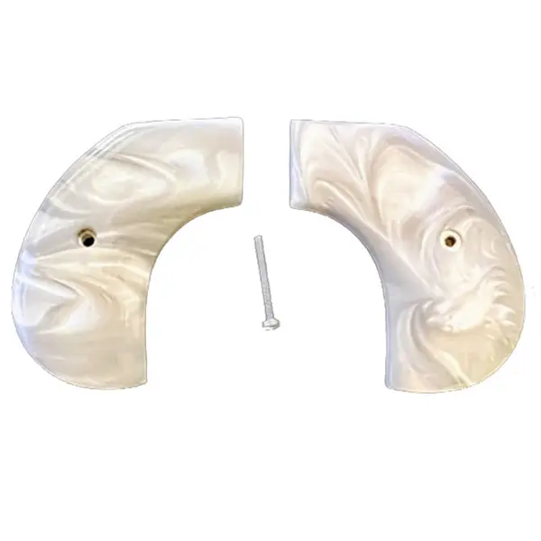 Ruger Birdshead Grip – Faux White Pearl Acrylic, Designed Exclusively for Wrangler & Diamondback Side Kick Models