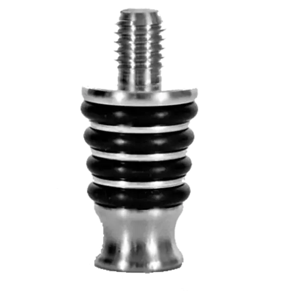 Ruth Niles Stainless Steel Bottle Stopper – Sleek Modern Design, USA-Made (Model SS-9000)