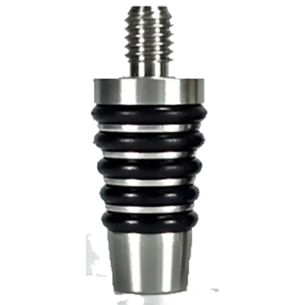 Ruth Niles Stainless Steel Whiskey Stopper – 15/16″ Diameter – Compact Design, USA-Made (Model SS-4000)