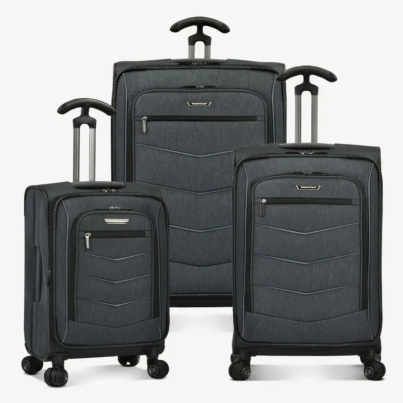 Silverwood 3-Piece Softside Spinner Luggage Set
